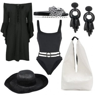 Outfit Bianco e nero