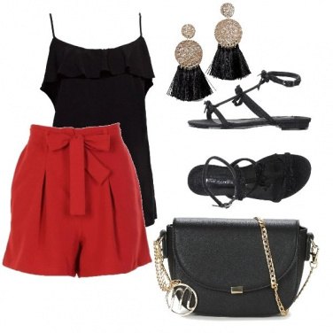 Outfit Shorts rossi