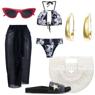 Outfit Il bikini a fiori