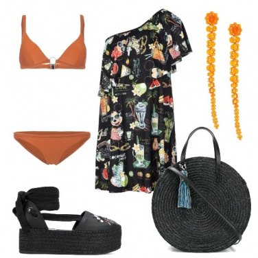 Outfit Il bikini arancione