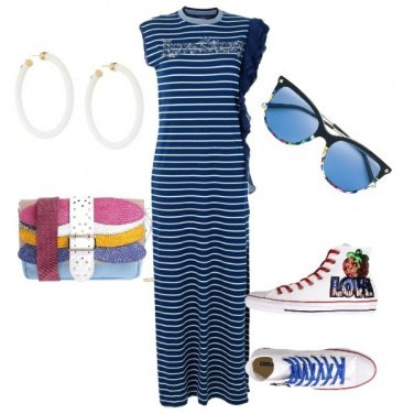 Outfit Sbarazzina con le converse