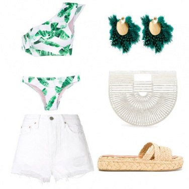 Outfit Gli orecchini verdi