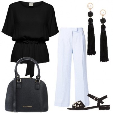 Outfit Gioielli in bianco e nero