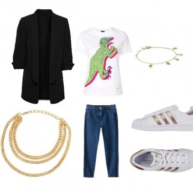 Outfit Denim chic