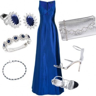 Outfit Eleganza in blue ##