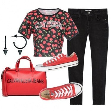 Outfit I love converse