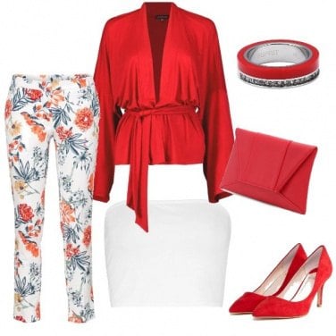 Outfit Rosso passione