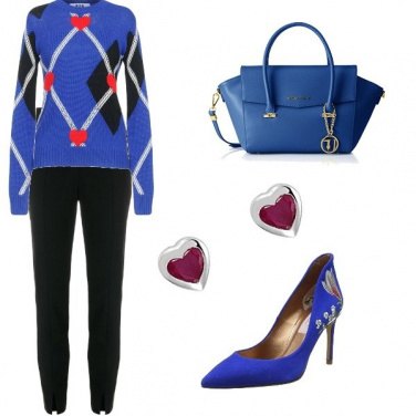 Outfit Rombi e cuori