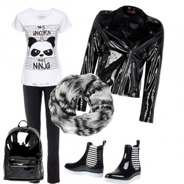 Outfit Sotto la pioggia..