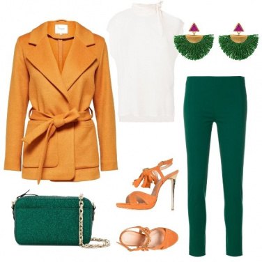 Outfit Il cappotto arancione
