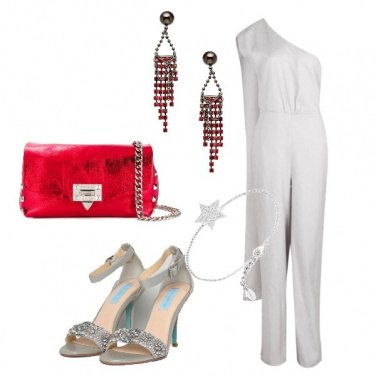 Outfit Sandali gioiello e jumpsuit