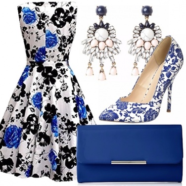 Outfit Blu cerimonia!