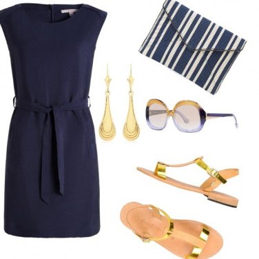 Outfit Blue-Gold