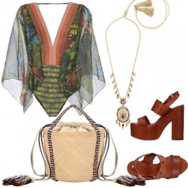 Outfit Festa glamour a bordo piscina