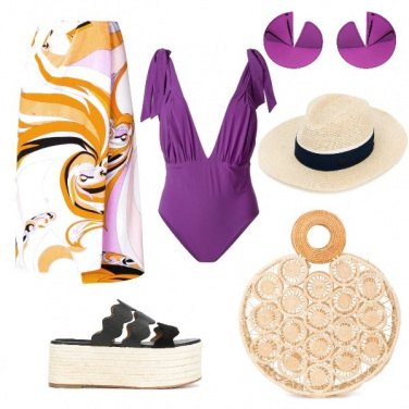 Outfit Il costume viola