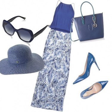 Outfit Semplicemente in blu