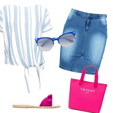 Outfit Comodo rosa schoking