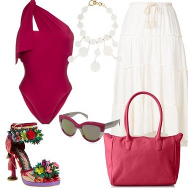 Outfit Glamour in spiaggia