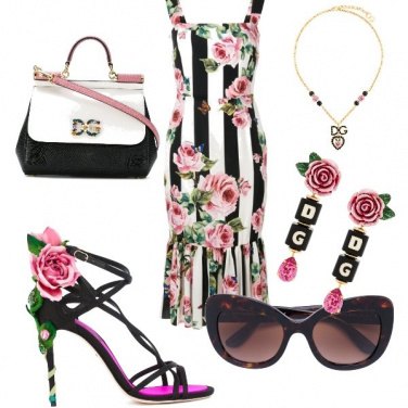 Outfit D&G roses Fever