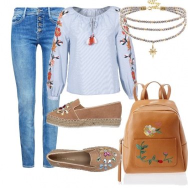 Outfit Bello zaino di cuoio