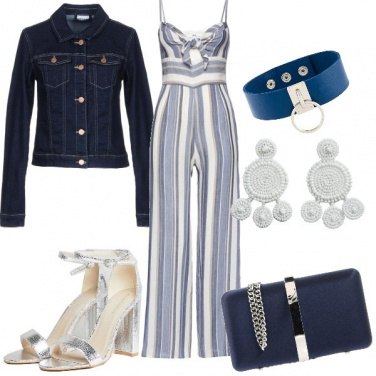Outfit Jump in blu