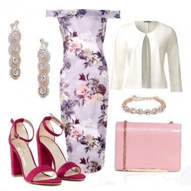 Outfit Lilla e fiori..