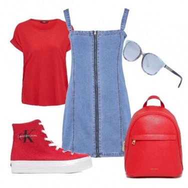 Outfit Il vestito di jeans