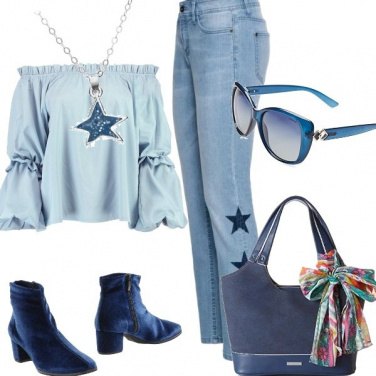 Outfit Blu stars