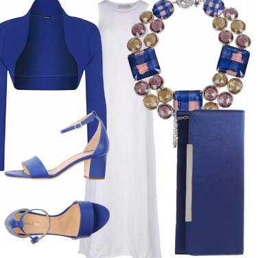 Outfit Blu di sera