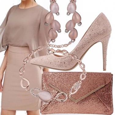 Outfit Elegante e luminosa
