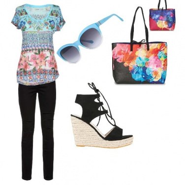 Outfit Colori floreali