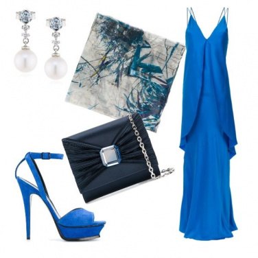 Outfit Blu elettrico