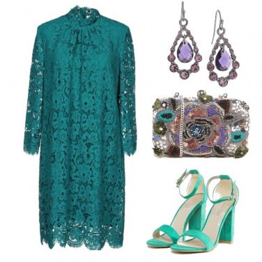 Outfit Pizzo e colore