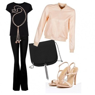 Outfit Black&beige
