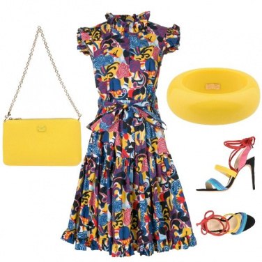 Outfit Serata pop art