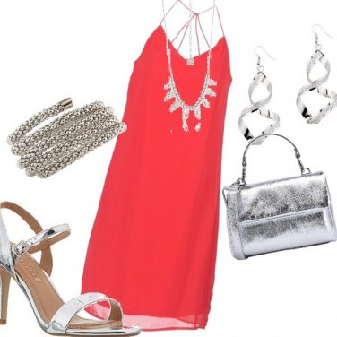 Outfit Semplicemente argento