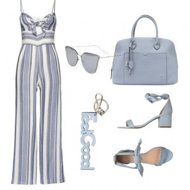 Outfit Tuta a righe