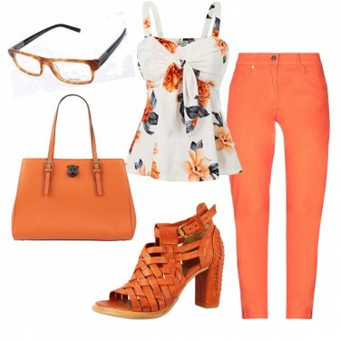 Outfit Pantaloni Arancione Donna: 6 Outfit Donna | Bantoa