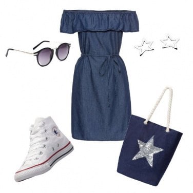 Outfit Denim e stelle