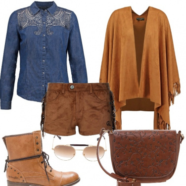 Outfit Jeans & camoscio