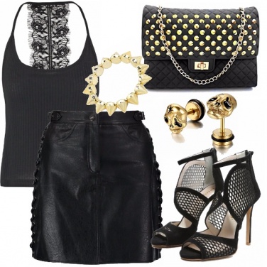 Outfit Lo stile rock