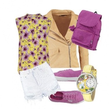 Outfit Basic Violet