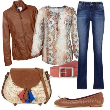 Outfit I colori del look nella borsa