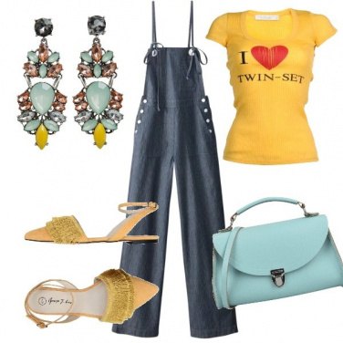 Outfit Le flat con le frange