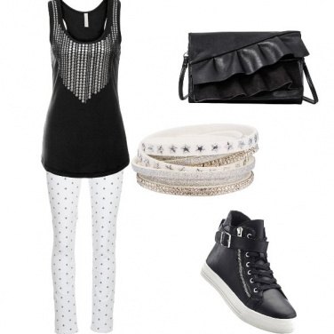 Outfit Stelline e pois