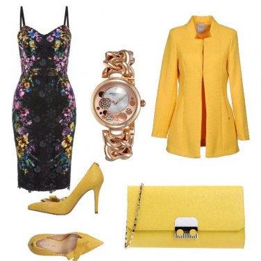 Outfit Il tubino colorato