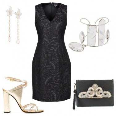 Outfit Black and gold