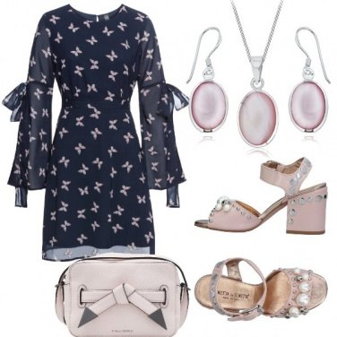 Outfit Perle e farfalle