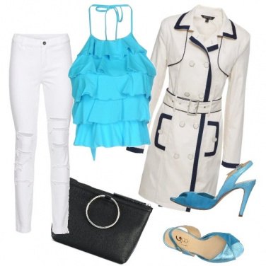 Outfit Il trench che fa chic
