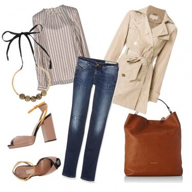 Outfit Bigio chic